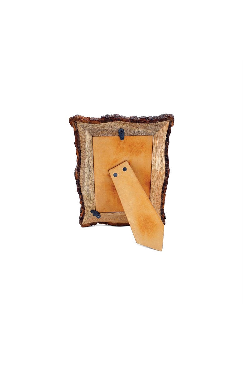 Rustic Live Edge 4 x 6 inch Decorative Wood Picture Frame, Alternate, color, Brown