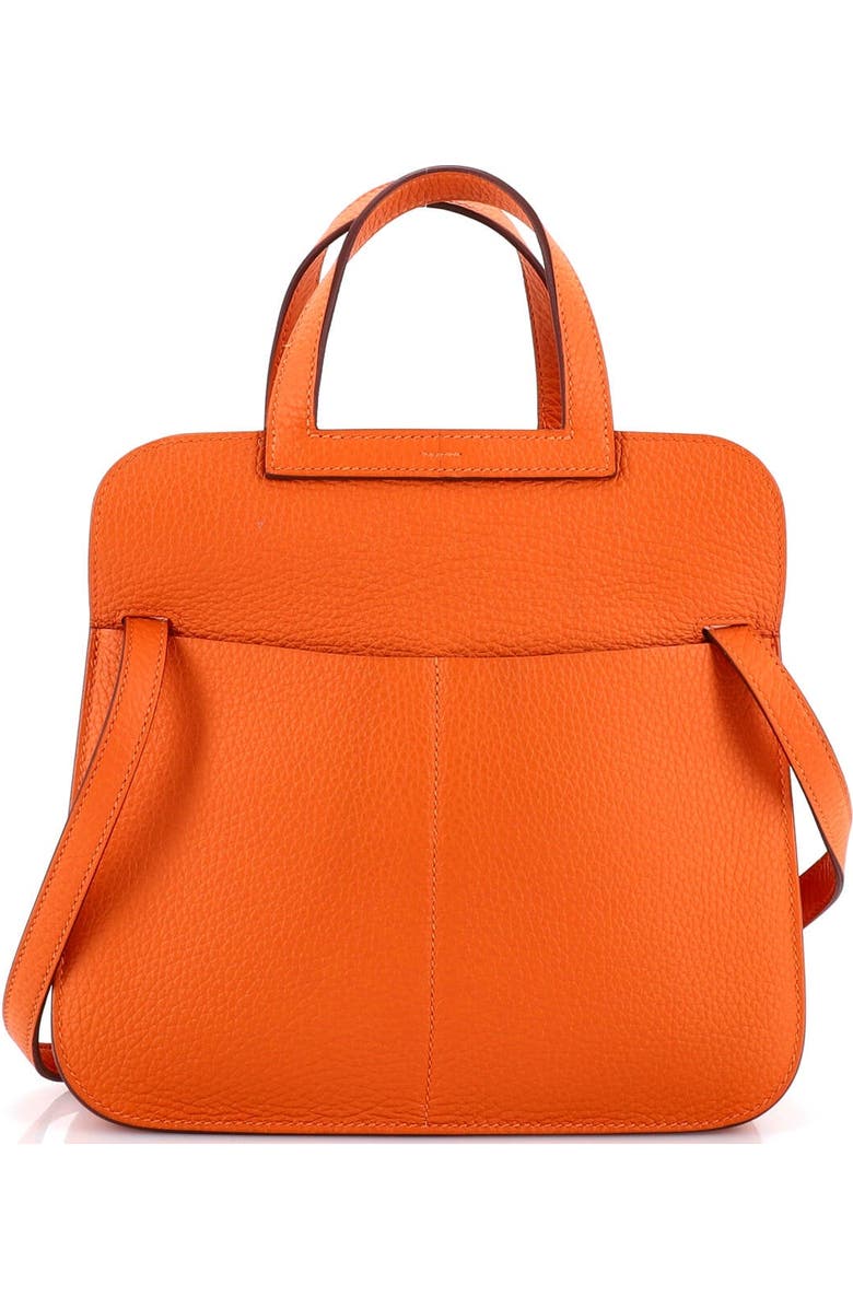 Pre-Owned Hermes Halzan Bag Clemence 25, Alternate, color, Feu