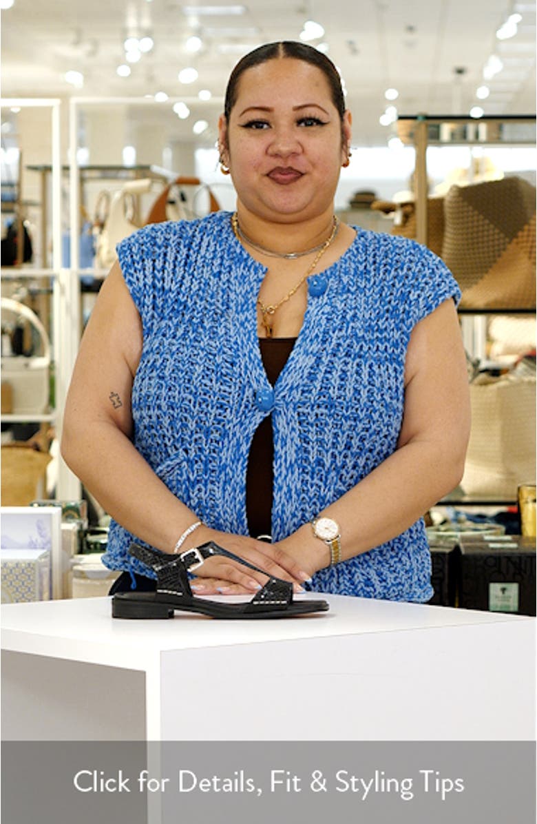 Dria T-Strap Sandal, sales video thumbnail