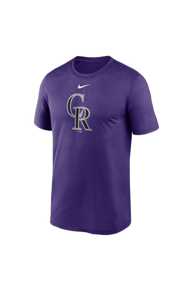 Nike Men's Nike Purple Colorado Rockies Legend Fuse Large Logo Performance T-Shirt, Alternate, color, Purple