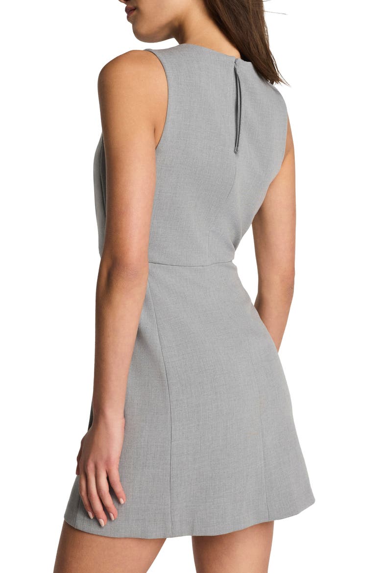 Sleeveless Sheath Minidress, Alternate, color, HEATHER GREY