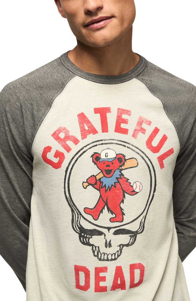 Lucky Brand Grateful Dead Graphic Baseball T-Shirt, Alternate, color, 
