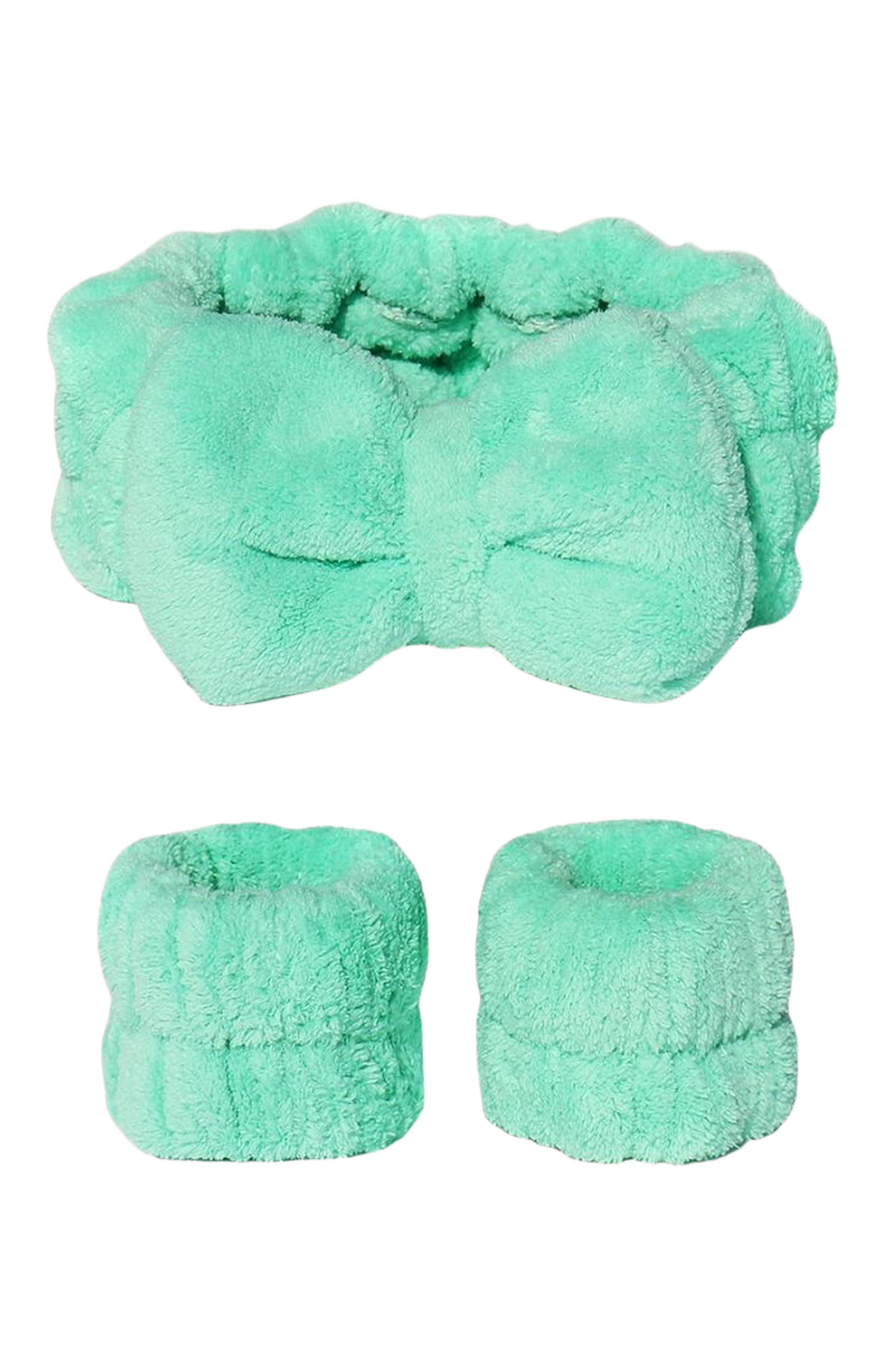 SLEEKE HAIR Let it Drip Headband and Wristbands in Mint 