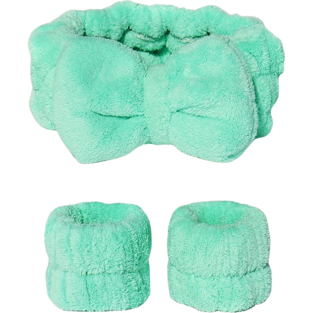 SLEEKE HAIR Let it Drip Headband and Wristbands in Mint  product