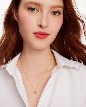 Kate Spade New York J Pendant Necklace Gold