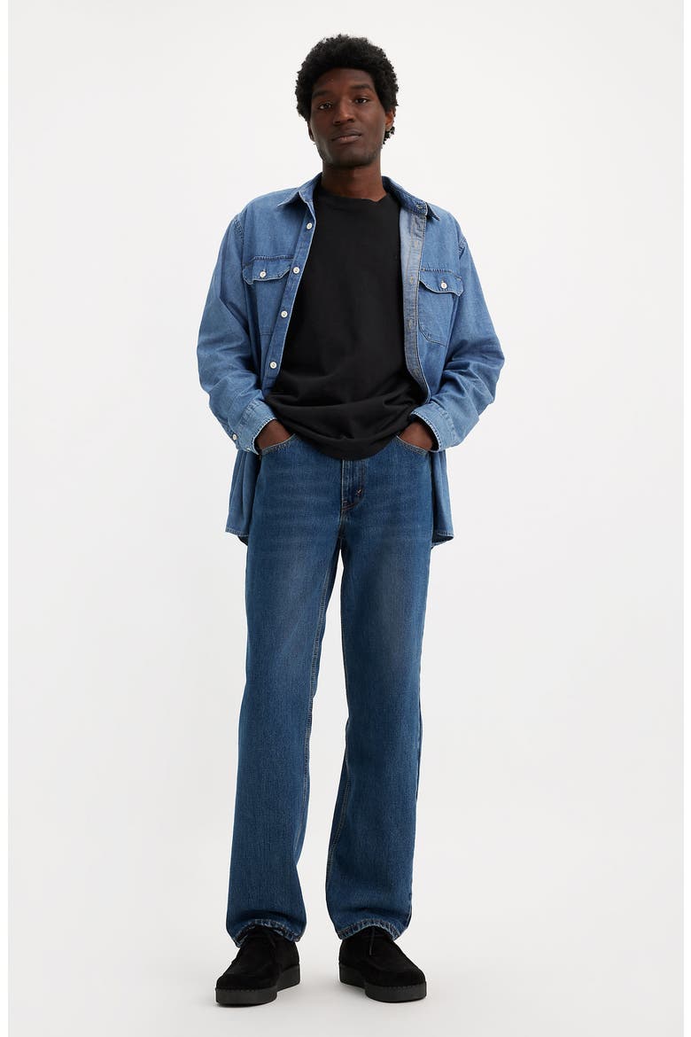 505™ Regular Straight Leg Jeans, Alternate, color, AROUND THE CORNER