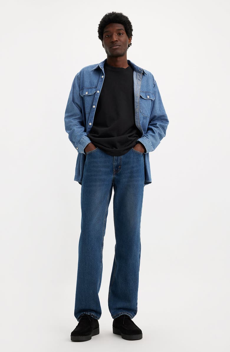 Levi's<sup>®</sup> 505<sup>™</sup> Regular Straight Leg Jeans, Alternate, color,