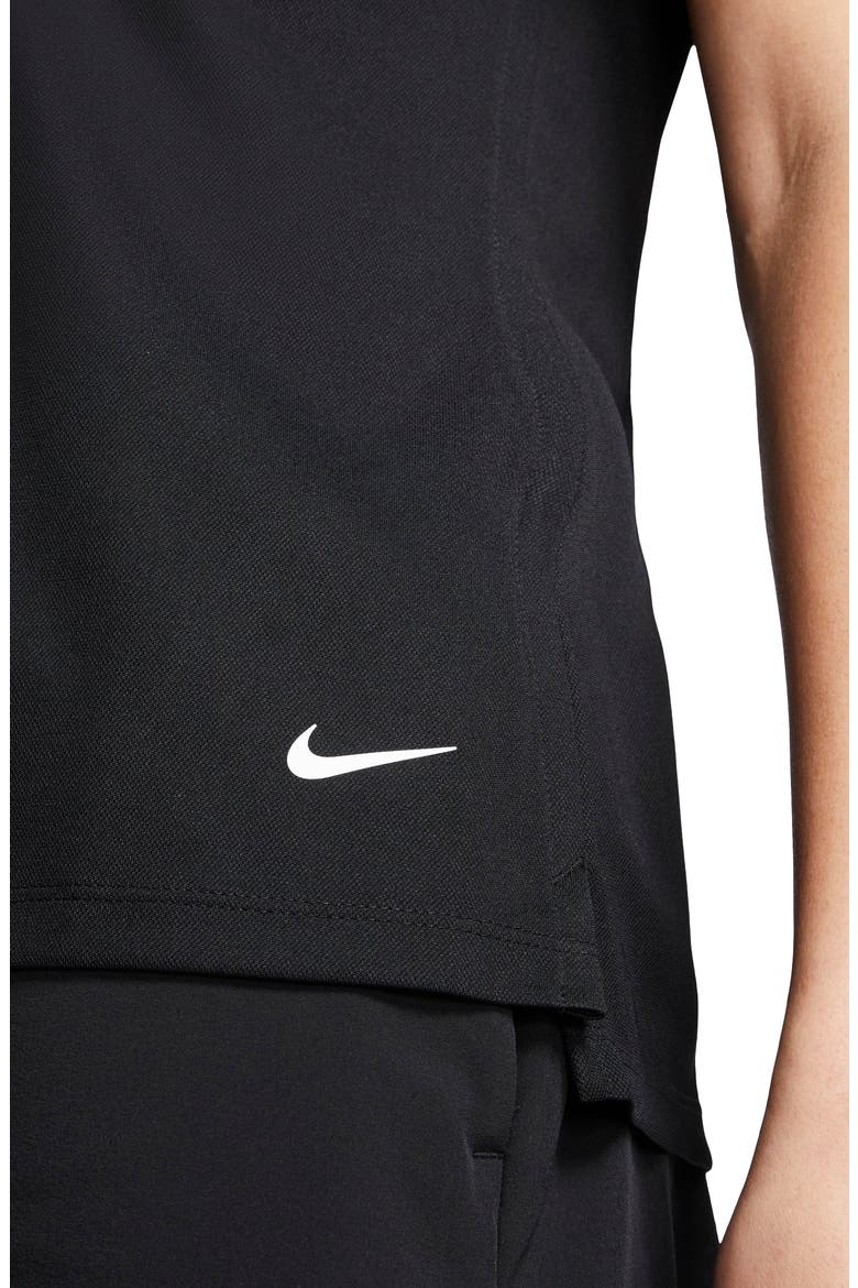 Dry Victory Polo, Alternate, color, BLACK/ WHITE