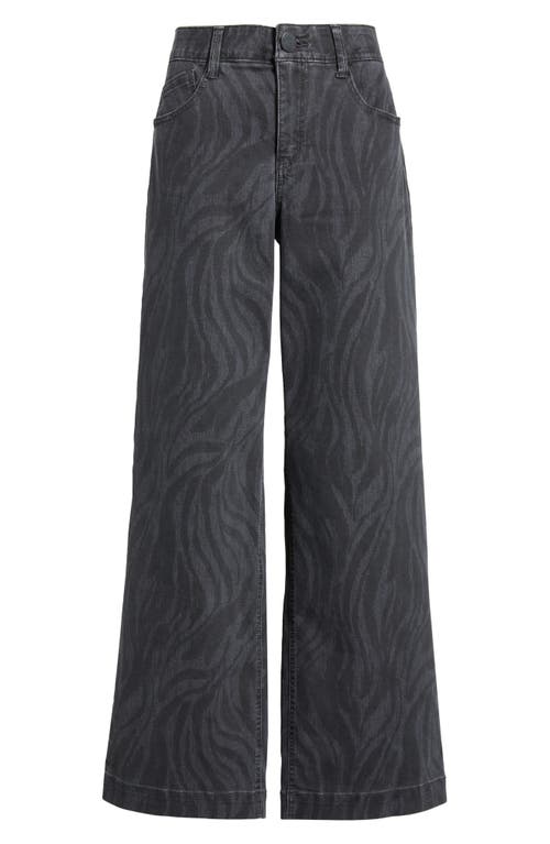 Wit & Wisdom Sam High Waist Wide Leg Jeans In Black