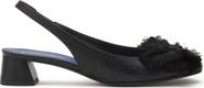 Lanvin Heeled Slingback Ballerina In Leather