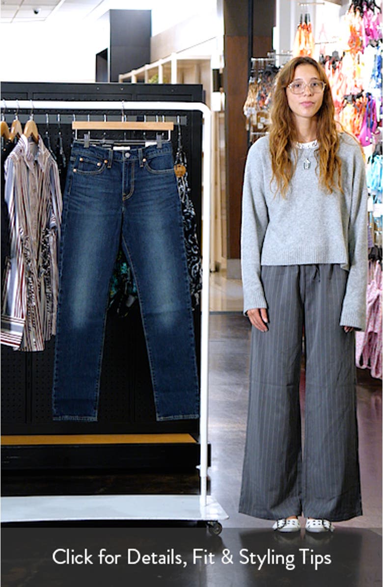 Wedgie High Waist Slim Leg Jeans, sales video thumbnail