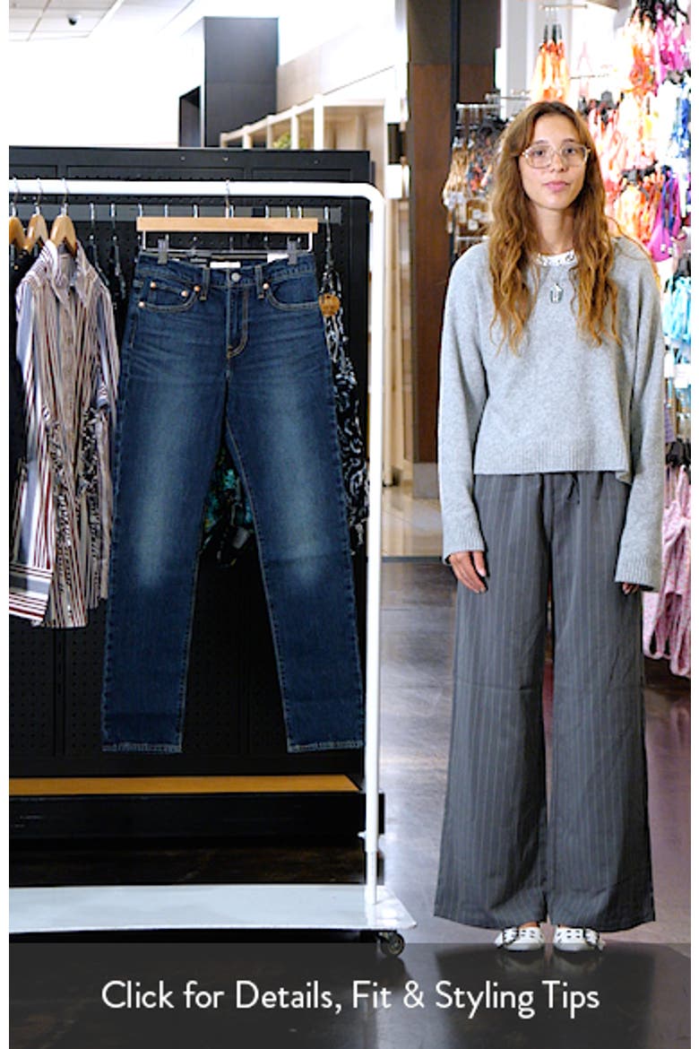 Wedgie High Waist Slim Leg Jeans video