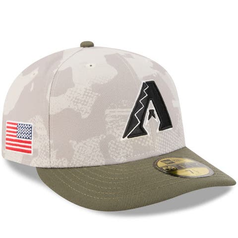Men's New Era Light Beige/Olive Arizona Diamondbacks 2025 Armed Forces Day 59FIFTY Fitted Hat
