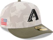 New Era Men's New Era Light Beige/Olive Arizona Diamondbacks 2025 Armed Forces Day 59FIFTY Fitted Hat