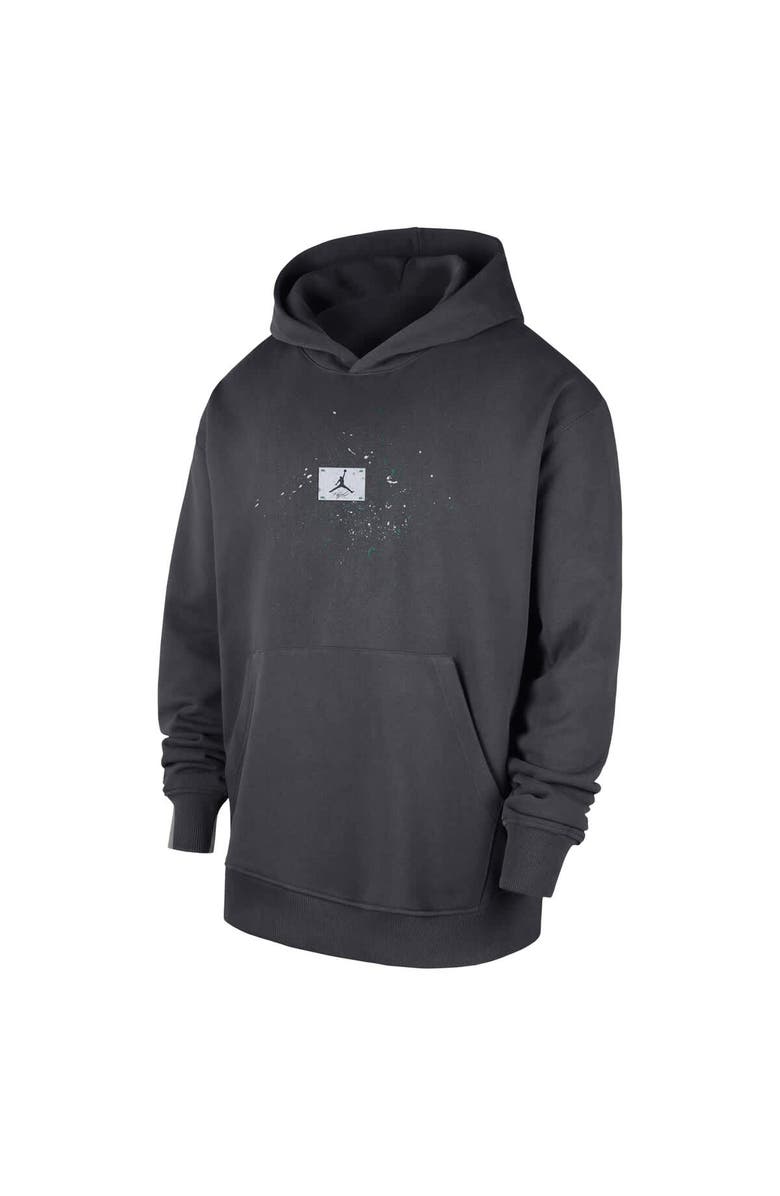 Jordan Brand Men's Jordan Brand Anthracite Boston Celtics Statement Jumpman Flight Premiere Hoodie, Alternate, color, Anthracite