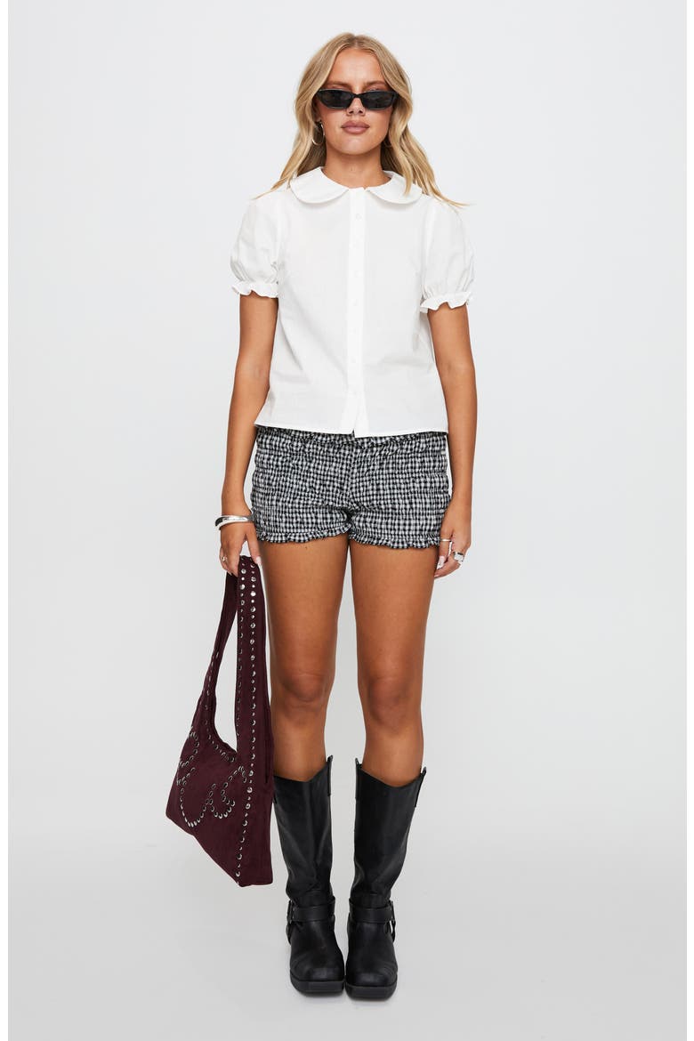 Neverland Puff Sleeve Shirt, Alternate, color, WHITE