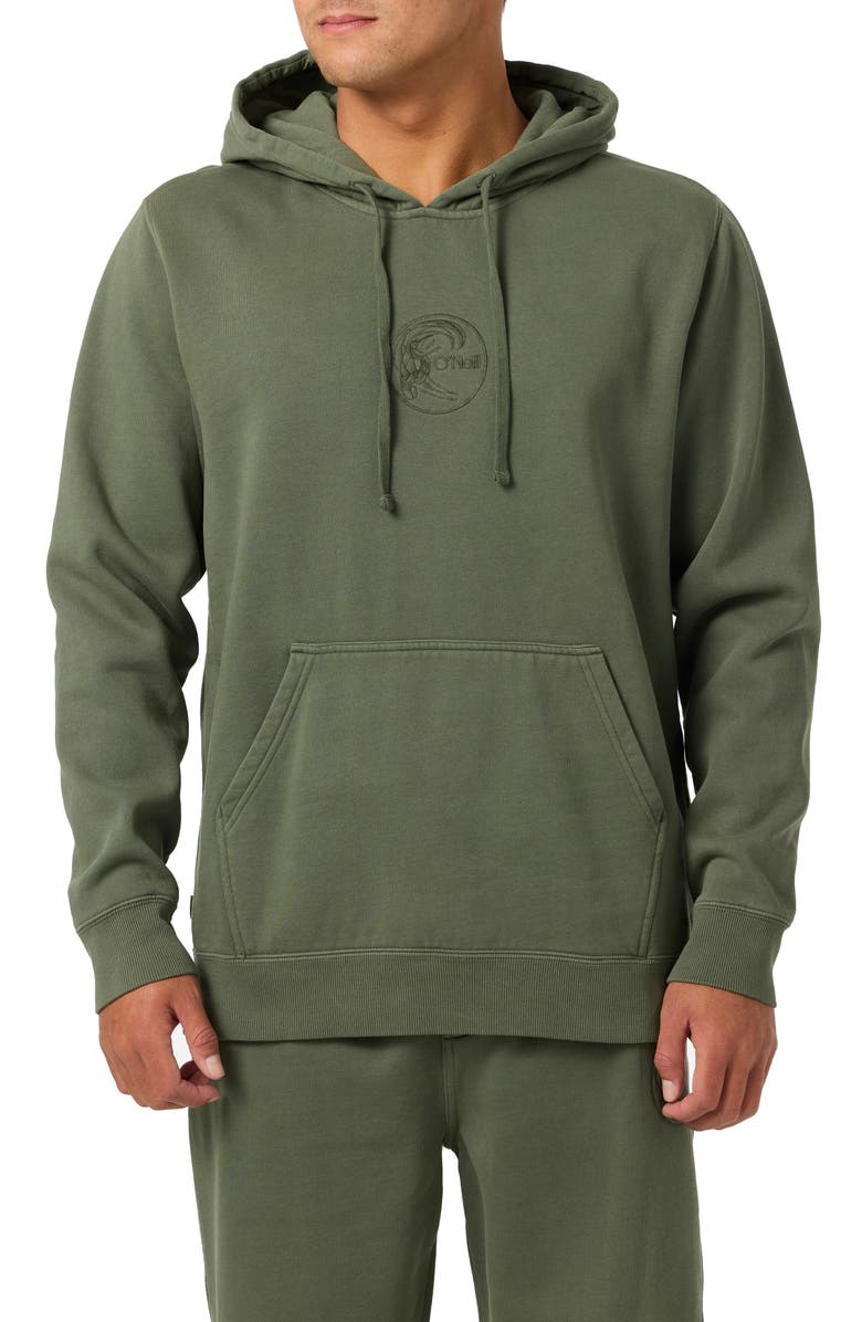 O'Neill Essential Logo Hoodie, Main, color, Clover