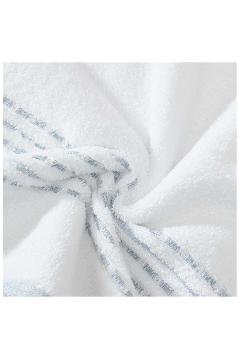 Cliff Side 3-Piece Towel Set, Alternate, color, WHITE/ STEEL BLUE