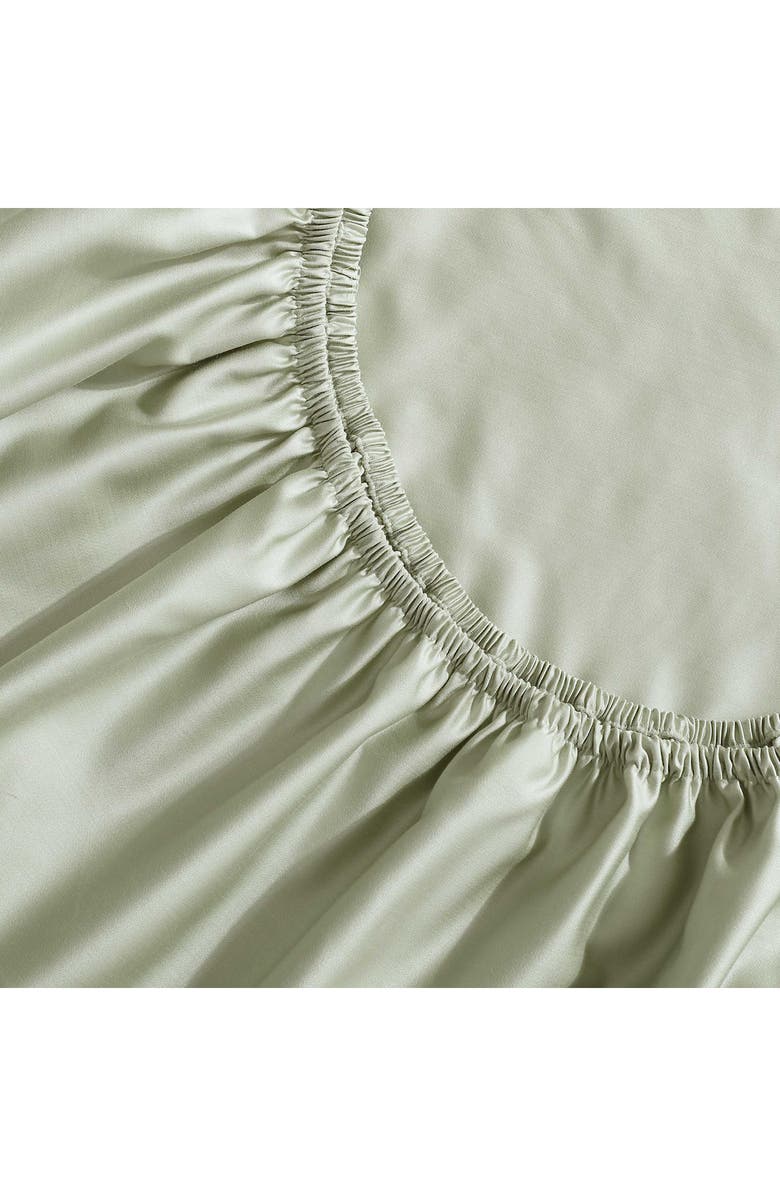 Calvin Klein Rekoop Sateen Sheet Set, Alternate, color, Light Sage