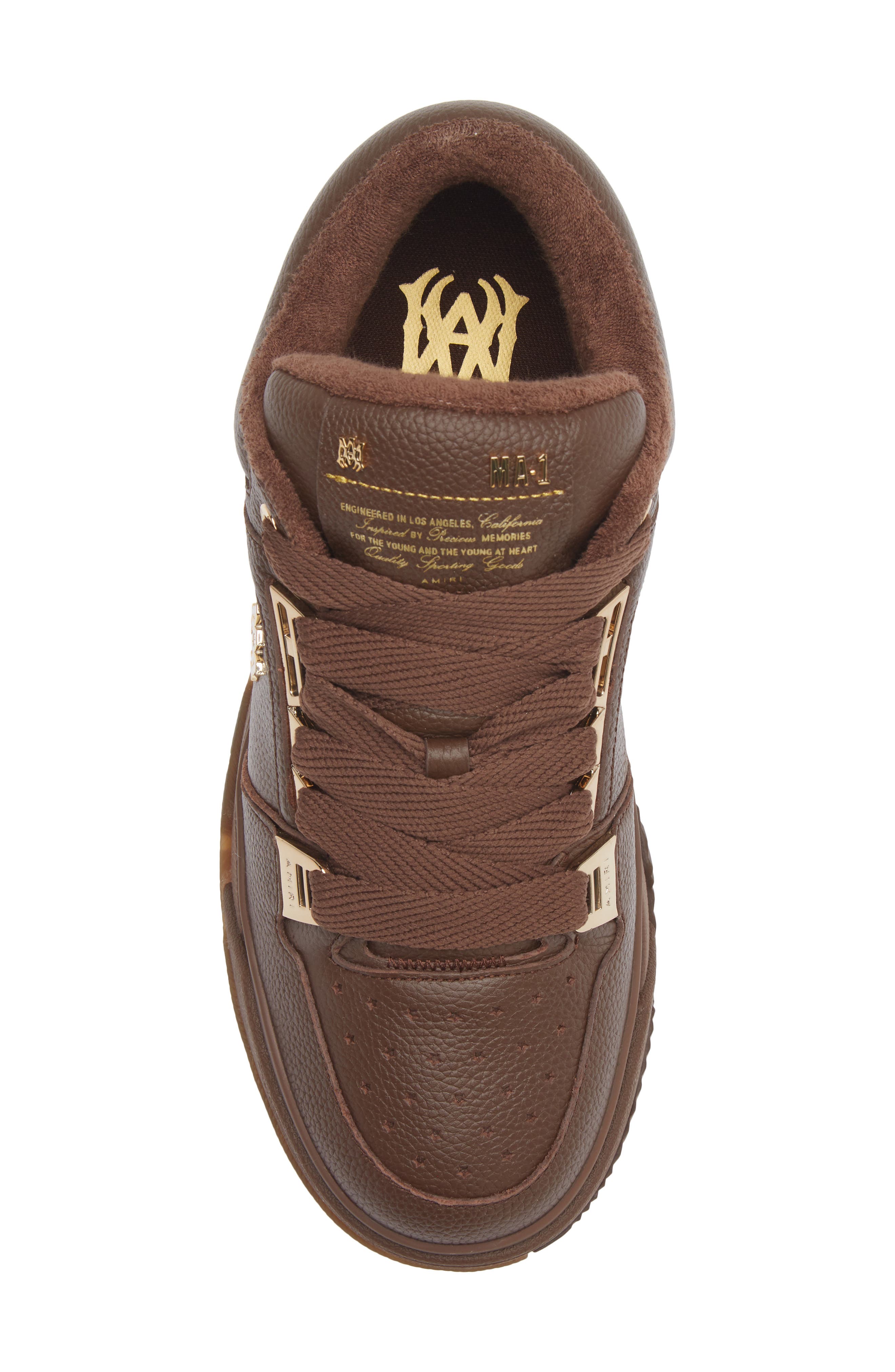 AMIRI MA-1 Sneaker, Alternate, color, Brown