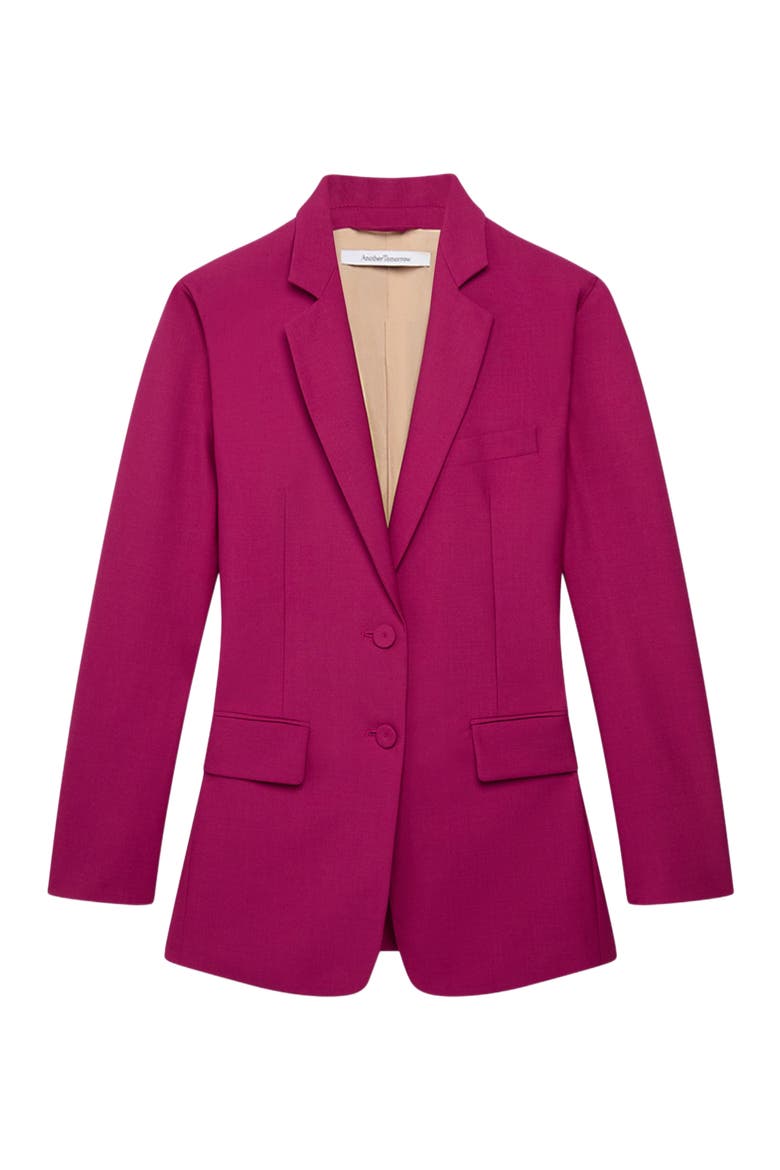 Oversized Blazer, Alternate, color, MAGENTA