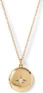 Astley Clarke Gold Biography Midi Locket Necklace