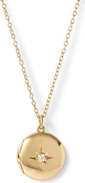 Astley Clarke Gold Biography Midi Locket Necklace