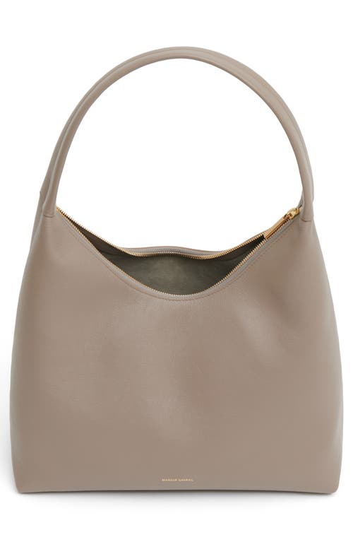 MANSUR GAVRIEL MANSUR GAVRIEL CANDY PEBBLED LEATHER SHOULDER BAG