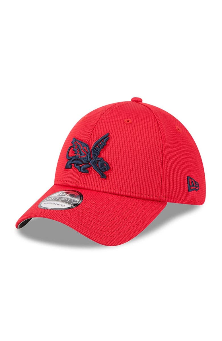 New Era Men's New Era Red Texas Rangers City Connect Batting Practice 39THIRTY Flex Hat, Main, color,
