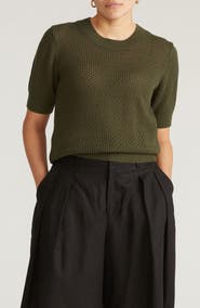 Universal Standard Rosie Cotton Pointelle Sweater