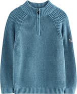 NEXT Kids' Quarter Zip Sweater