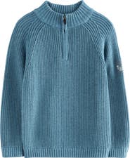 NEXT Kids' Quarter Zip Sweater