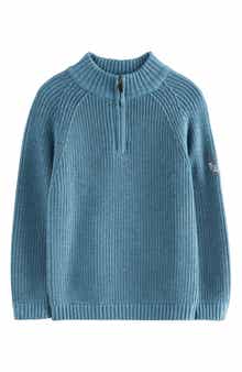 NEXT Kids' Quarter Zip Sweater