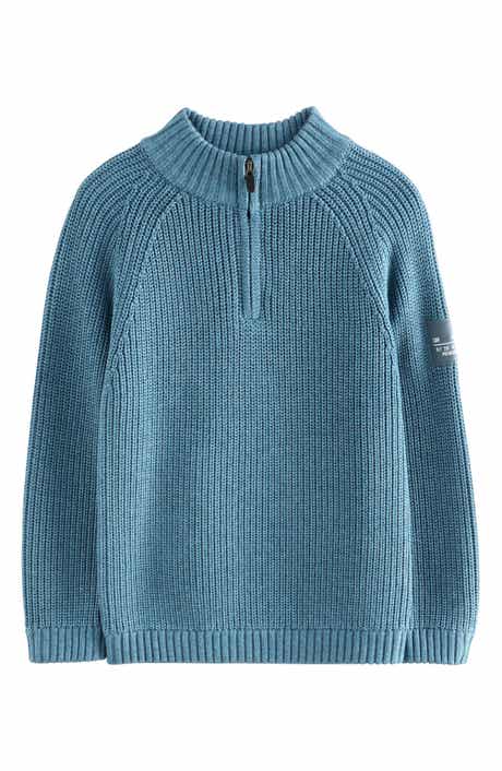 NEXT Kids' Quarter Zip Sweater