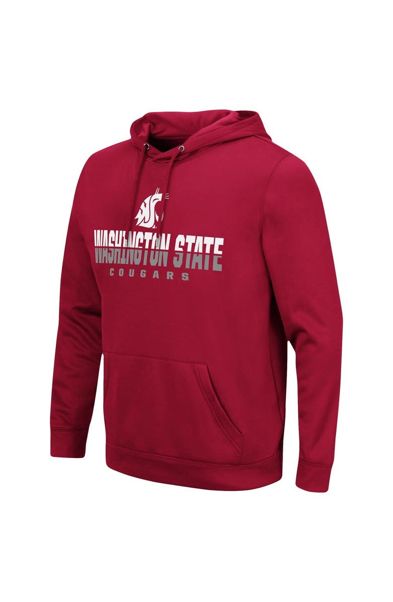 COLOSSEUM Men's Colosseum Crimson Washington State Cougars Lantern Pullover Hoodie, Alternate, color, Crimson