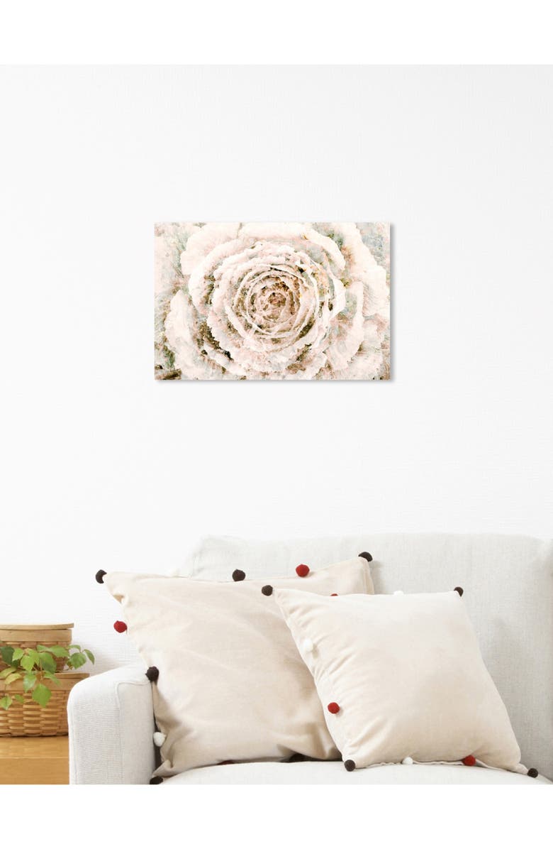 Oliver Gal Brown Winter Flower Canvas Wall Art, Alternate, color,