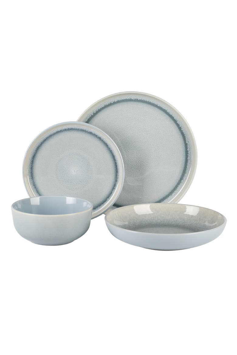Juno Moon Double Bowl Reactive Dinnerware Set, Alternate, color, Blue