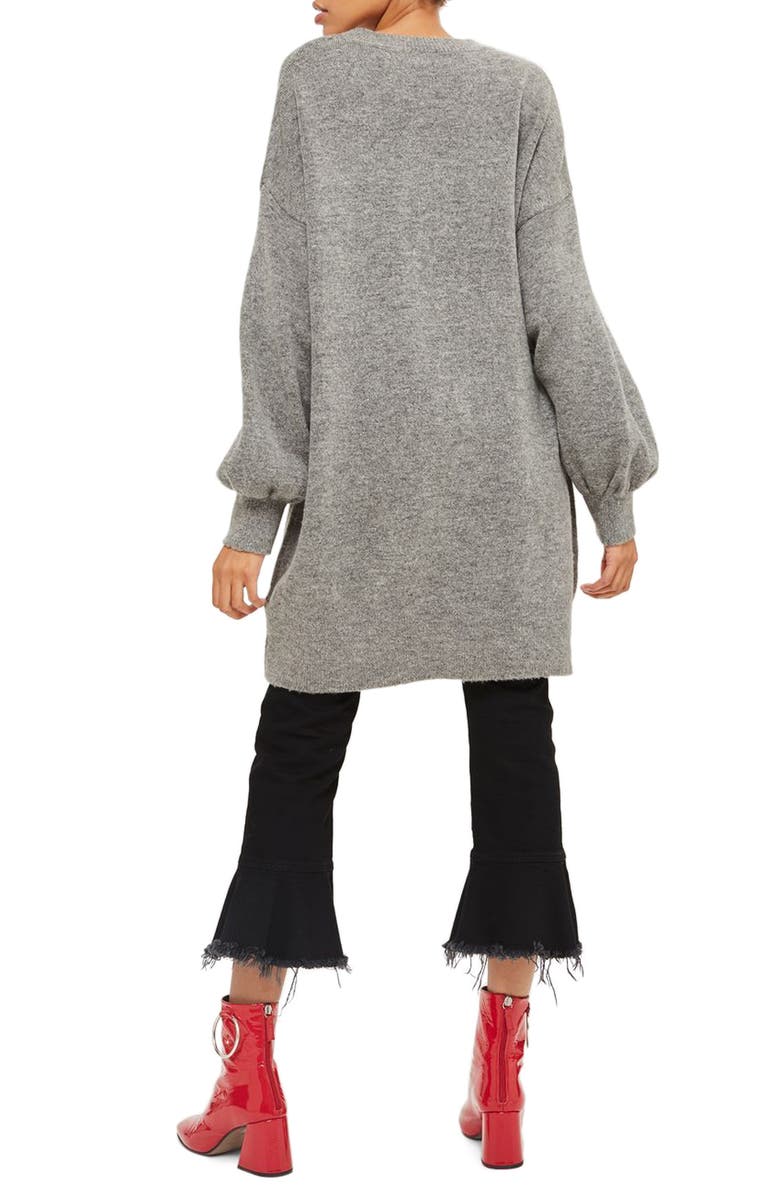 Topshop Sweater Dress, Alternate, color, 