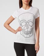 PHILIPP PLEIN T-Shirt Round Neck Skull Women