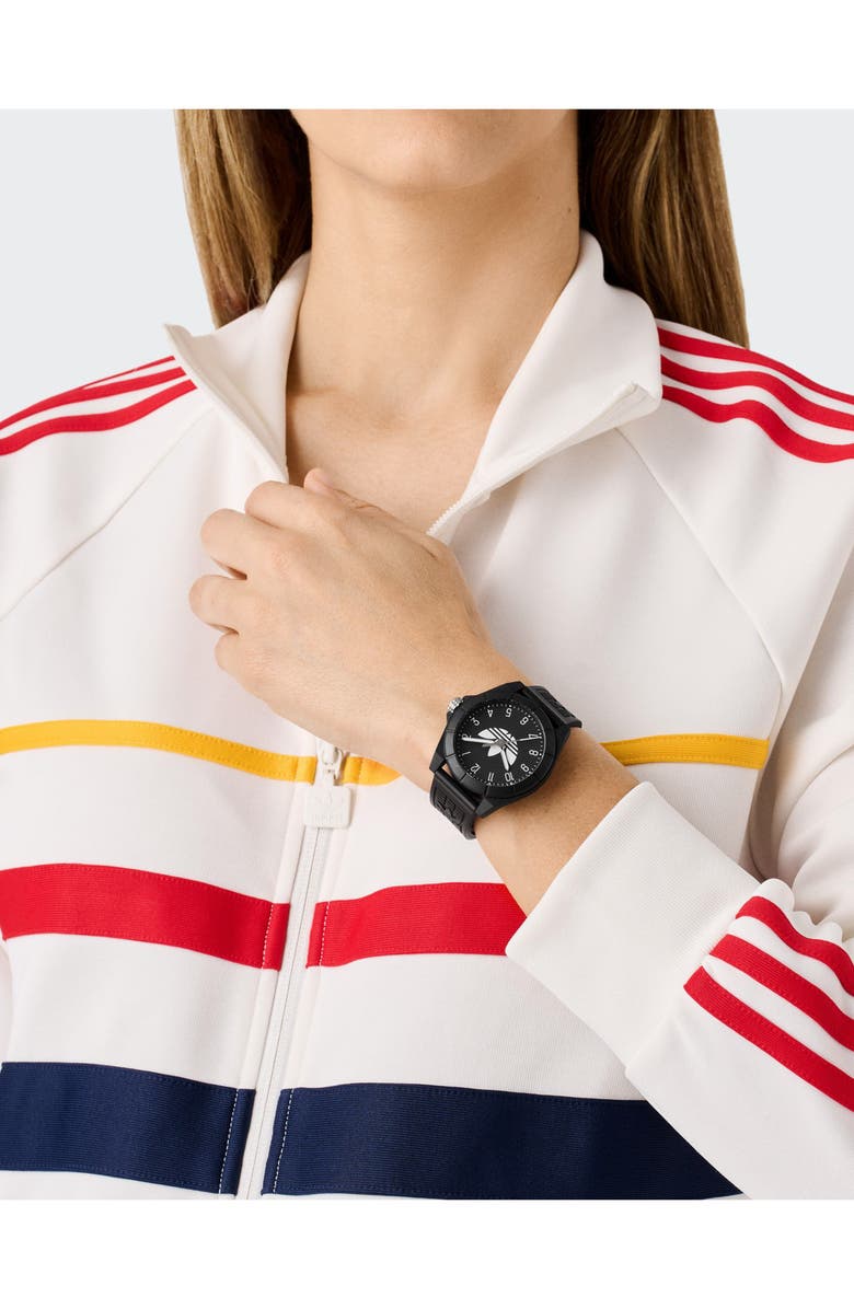 adidas Poject Four Resin Strap Watch, 41mm, Alternate, color,