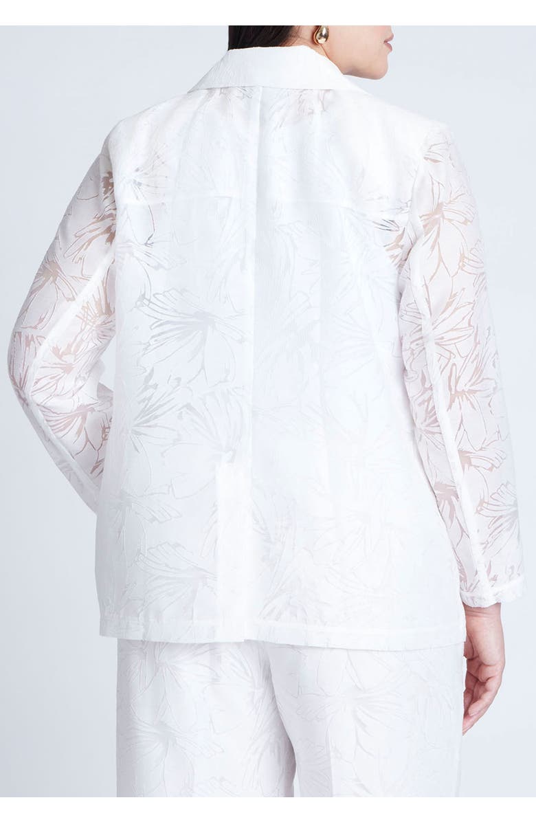 ELOQUII Burnout Blazer, Alternate, color, 