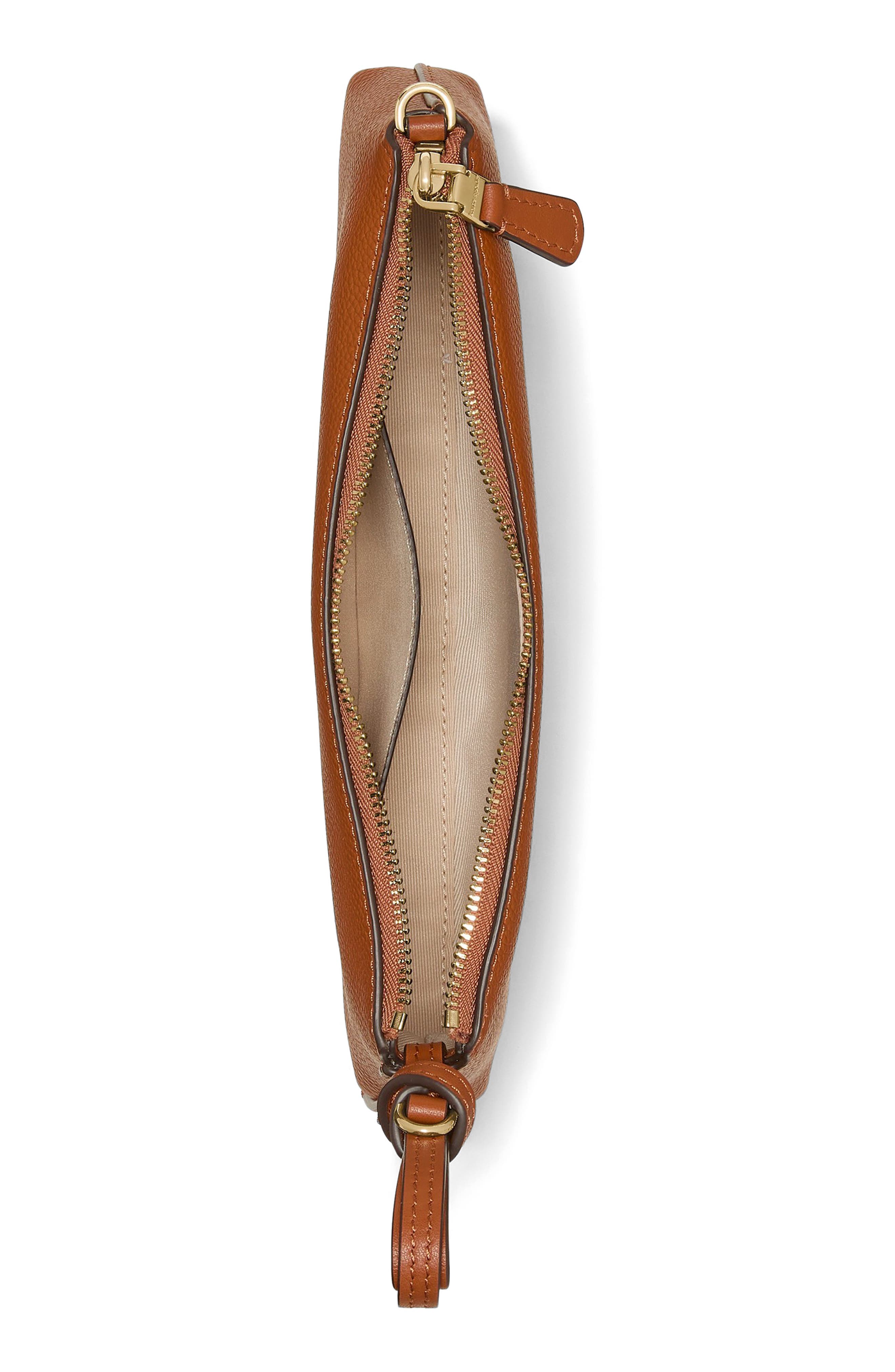 loop pebble leather shoulder bag, Alternate, color, SOUTHWEST DESERT