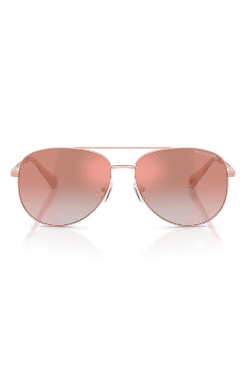 Perledo 58mm Pilot Sunglasses