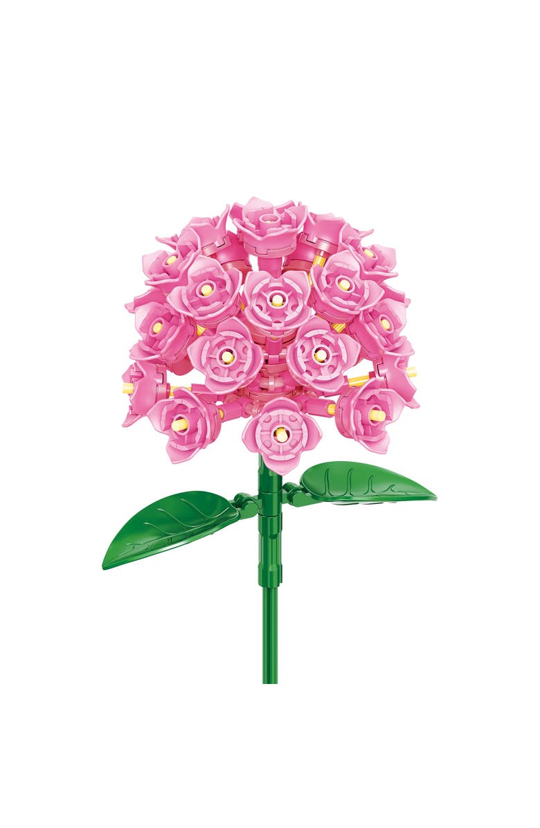 Brickcraft Bricktanicals Hydrangea Building Set, Alternate, color, Red