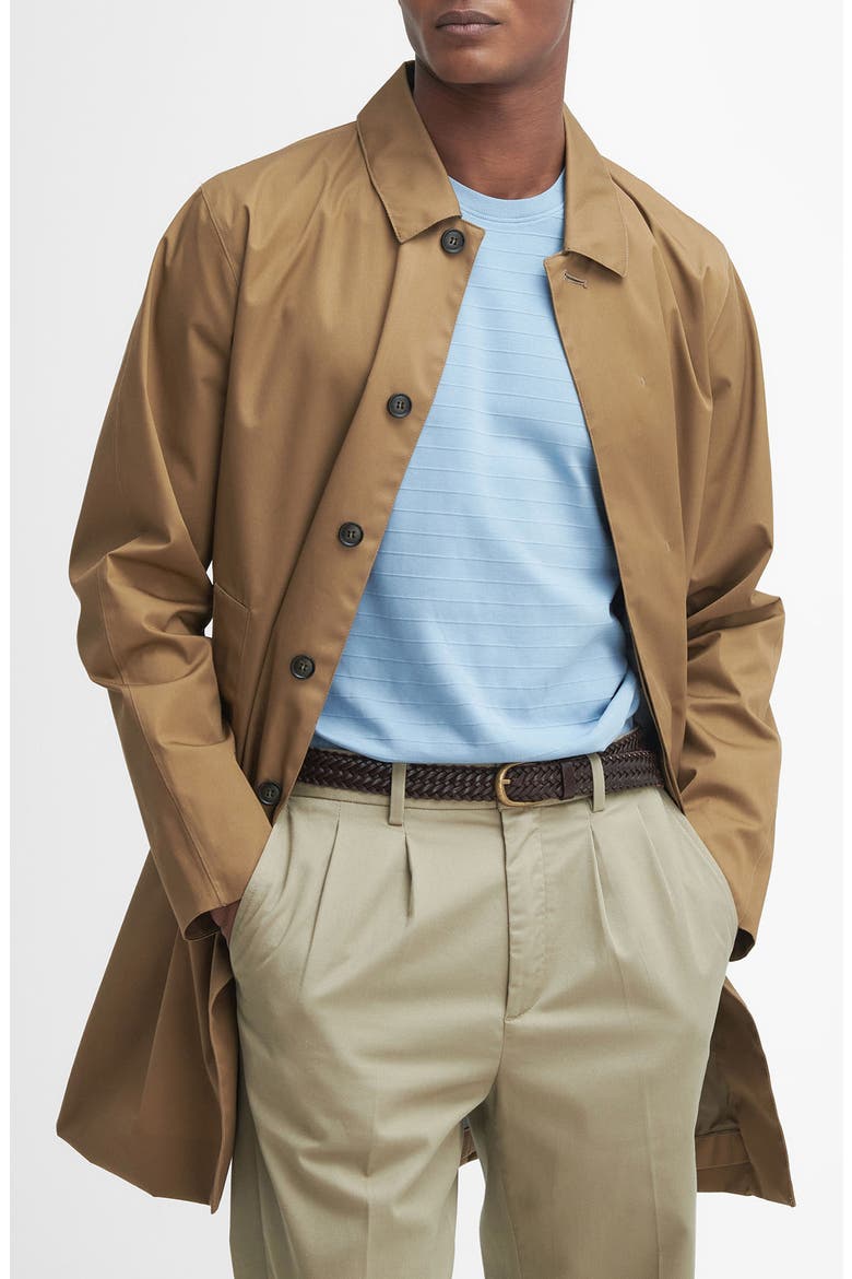 Lorden Waterproof Mac Jacket, Main, color, SAND/BLUE GRANITE TARTAN