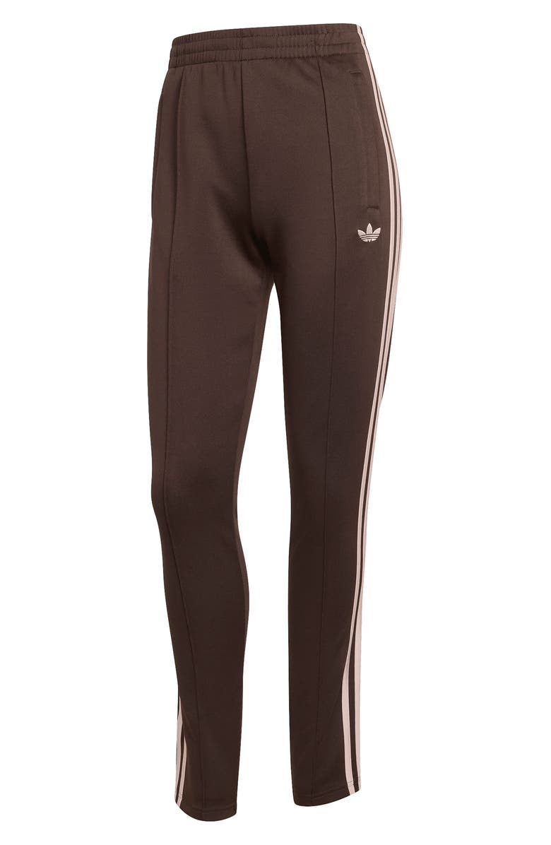 adidas Originals SST 3-Stripe Classic Track Pants, Alternate, color, Aurora Coffee/ Sandy Pink/
