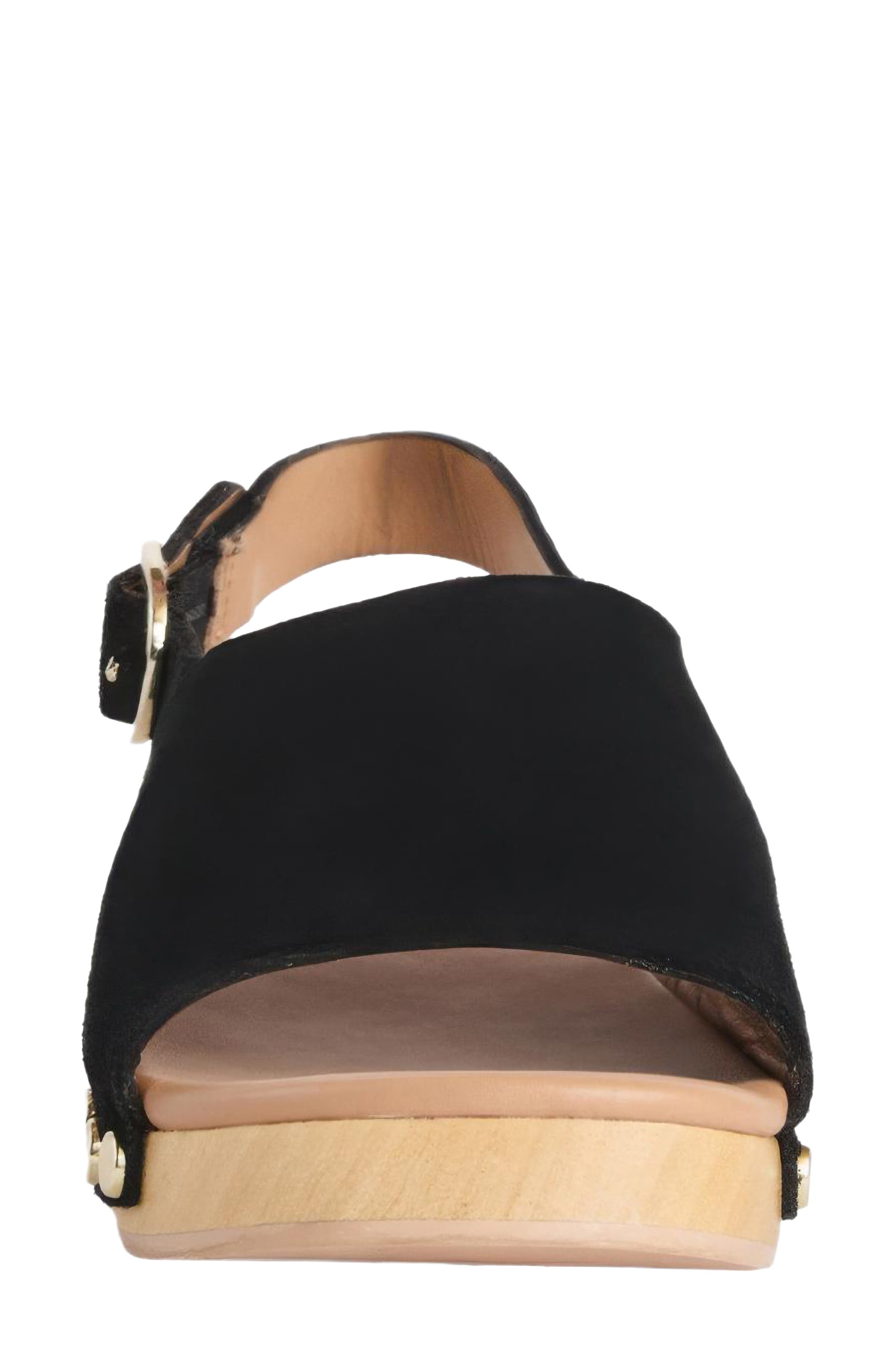 André Assous Oona Slingback Sandal, Alternate, color, Black