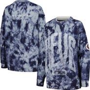 THE WILD COLLECTIVE Women's The Wild Collective Navy New England Revolution Double Collar Pullover Sweatshirt