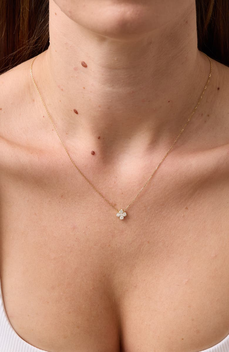 Bony Levy Mika Diamond Pendant Necklace, Alternate, color, 18K Yellow Gold