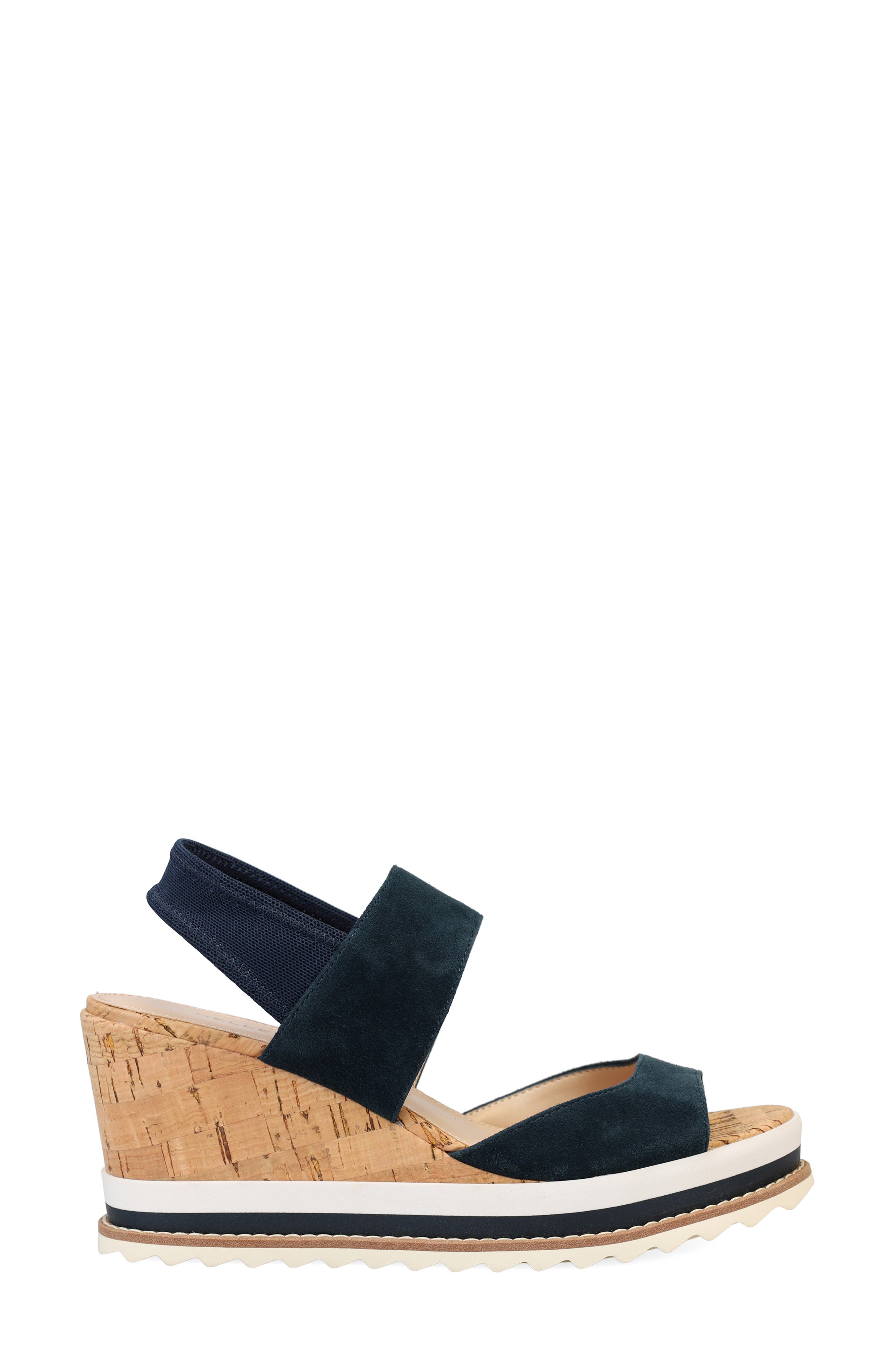 Pelle Moda Winta Platform Wedge Sandal, Alternate, color, Midnight